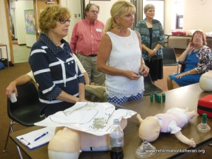 Reformation Lutheran Church health ministry AED training